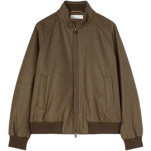 RETORI bomber imbottito in misto lana - verde