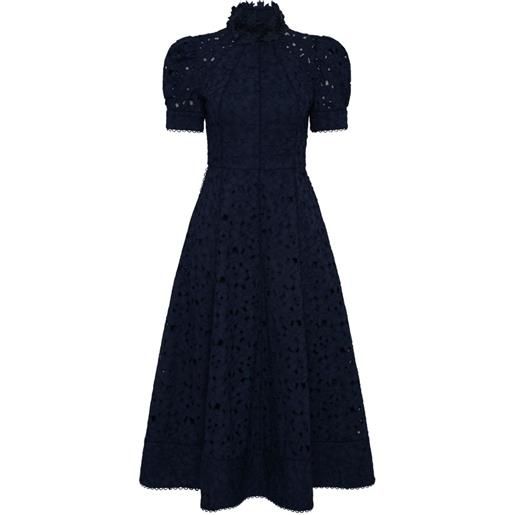 Rebecca Vallance abito midi kitsu - blu