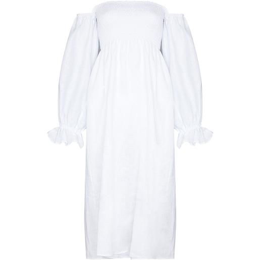 Sleeper abito midi atlanta - bianco