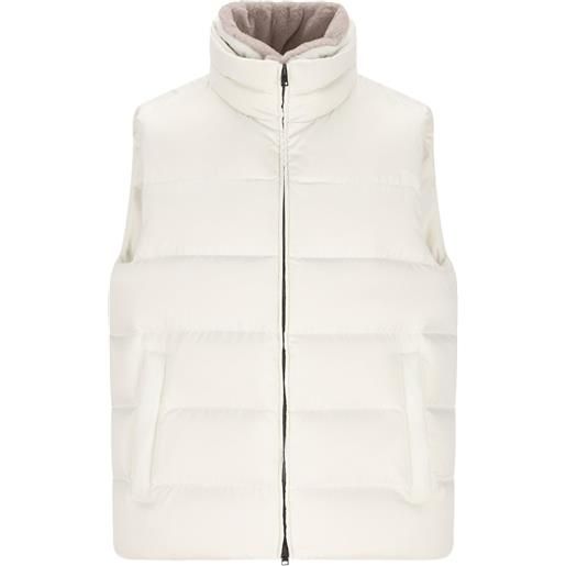 Herno gilet imbottito a righe - bianco