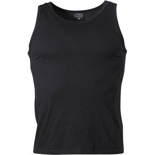 MFH canottiera da uomo, nera, 160g/m2, 