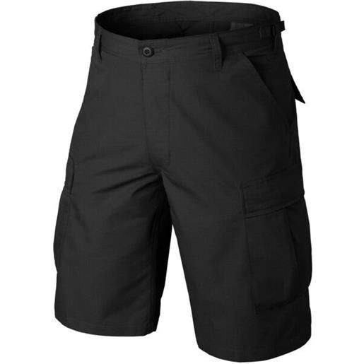 Helikon-Tex pantaloncini bdu - poly. Cotton ripstop, nero, 