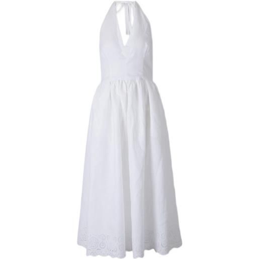 STAUD abito con scollo all'americana - bianco