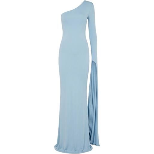 The New Arrivals Ilkyaz Ozel abito lungo monospalla yuna - blu