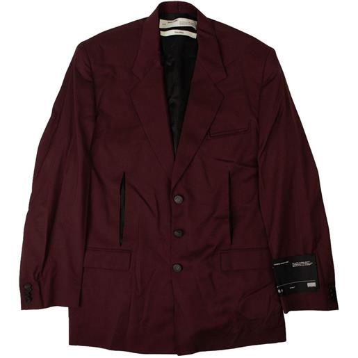 Off-White blazer monopetto - viola