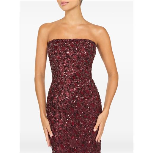 Jenny Packham abito lungo sirocco - rosso
