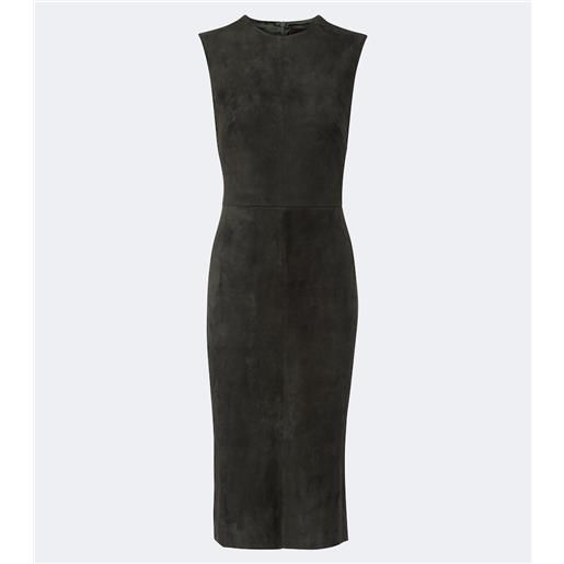 Stouls abito midi evita in suede