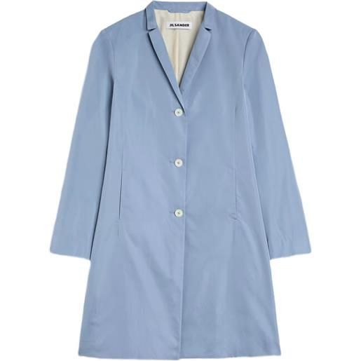 Jil Sander cappotto aderente - blu