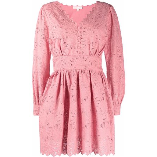 Michael Michael Kors abito con ricamo - rosa