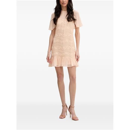 TWINSET abito con ruches - toni neutri