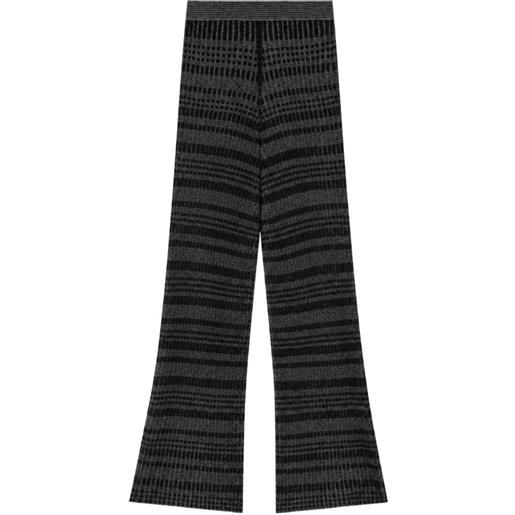 RETORI pantaloni a fantasia - nero