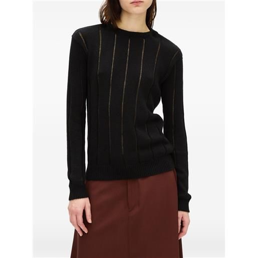 Ann Demeulemeester maglione nese - nero