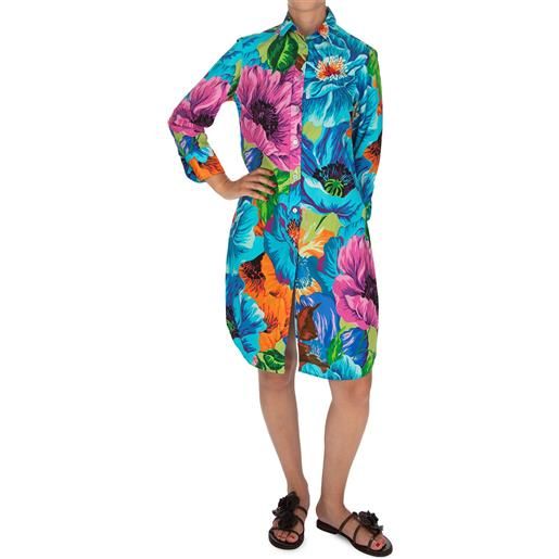 BASTONCINO | abito camicione chemisier multicolor
