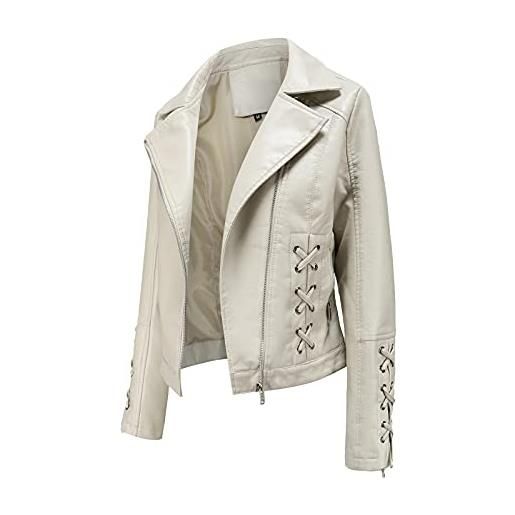 Kobilee giubbino pelle donna leggero vintage elegante giacche autunnali taglie forti 4 stagioni bomber giacca ecopelle corta nera invernale giacca in pelle curvy motociclista giacca similpelle giacca moto