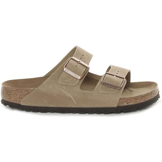 Birkenstock ciabatta Birkenstock arizona pelle oliata marrone tabacco