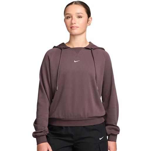 Nike felpa donna Nike chill marrone scuro