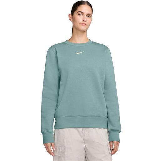 Nike felpa donna Nike sportswear phoenix fleece azzurro