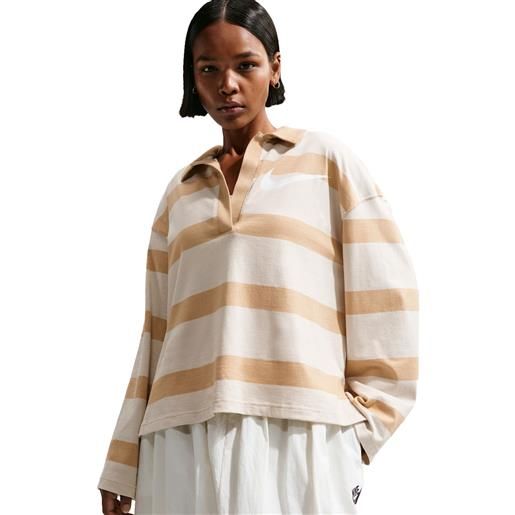 Nike felpa donna Nike sportswear bianco beige