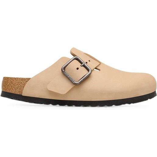 Birkenstock mules con fibbia - toni neutri