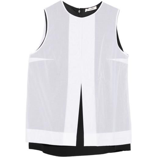 The Row top smanicato enzel - bianco