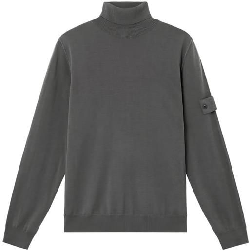 Stone Island maglione a collo alto - grigio