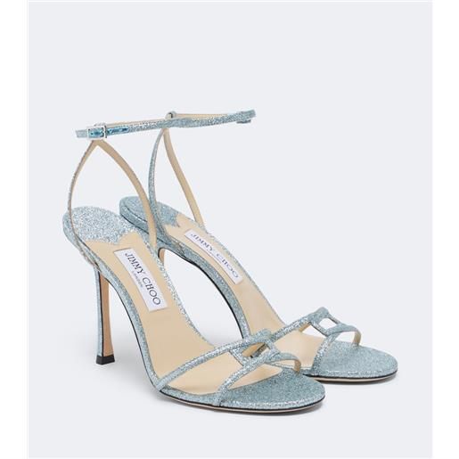 Jimmy Choo sandali 1998 leo in glitter