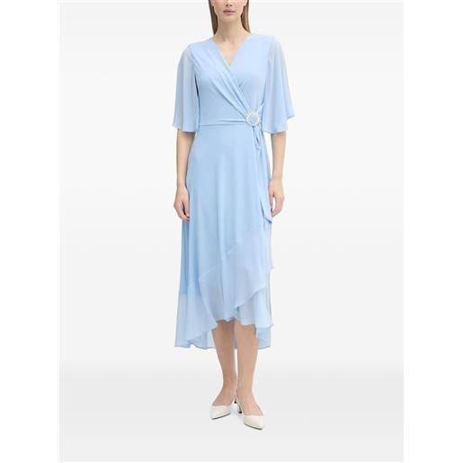 Joseph Ribkoff abito midi con decorazione - blu