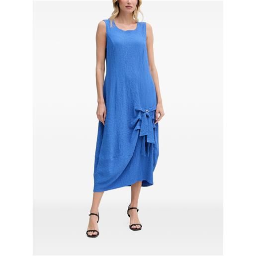 Joseph Ribkoff abito midi con fiocco - blu