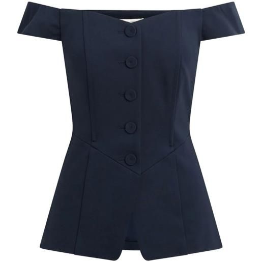 Favorite Daughter top con spalle scoperte - blu