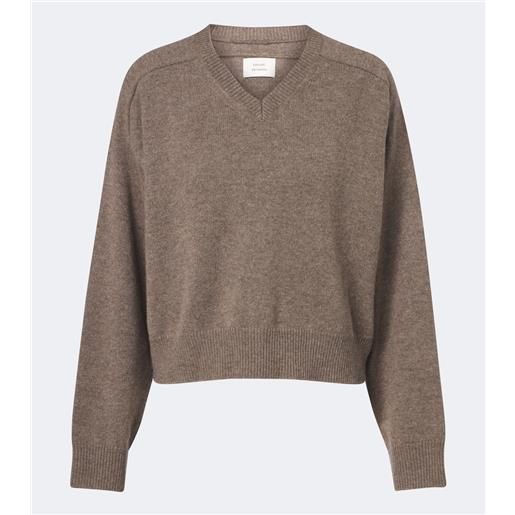 Loulou de Saison pullover anzor in cashmere cropped