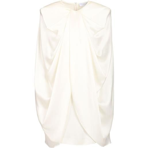 Stella McCartney abito corto drappeggiato - bianco