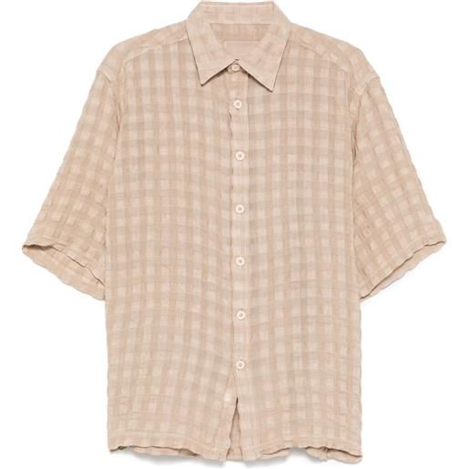 Costumein camicia a quadri - toni neutri