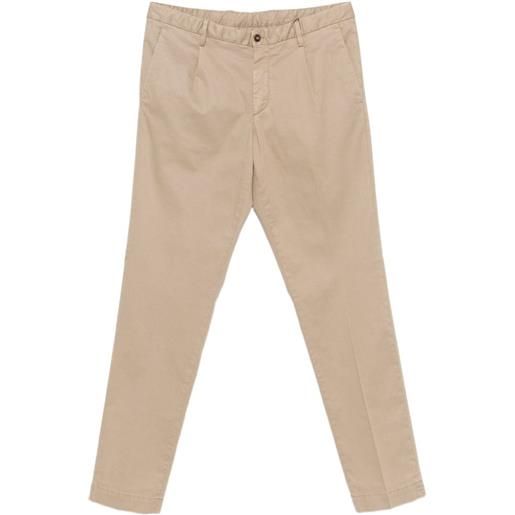 Corneliani pantaloni con piega - toni neutri
