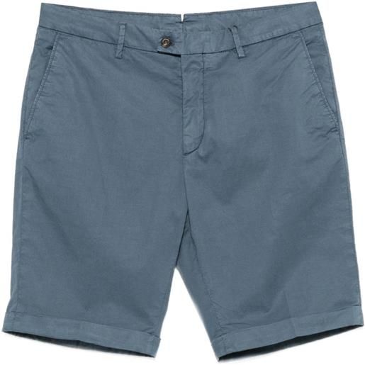 Corneliani shorts con bottoni - blu