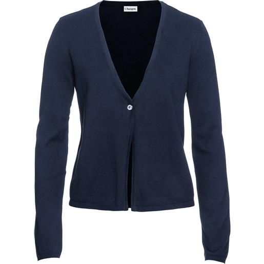 bonprix cardigan in filato fine-blu
