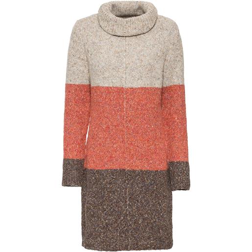 bonprix abito in maglia-marrone