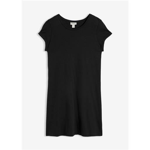 bonprix abito in maglina di puro cotone biologico-nero