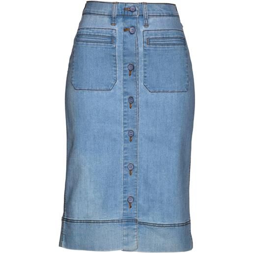 bonprix gonna di jeans con bottoni-blu