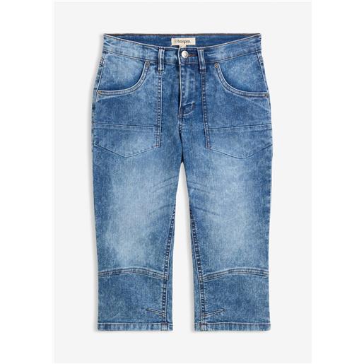 bonprix pinocchietto di jeans-blu