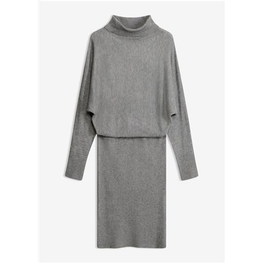 bonprix abito in maglia-grigio