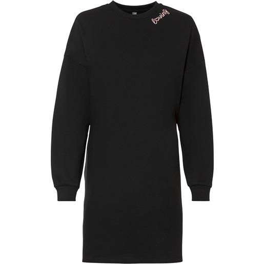 bonprix abito in felpa oversize-nero