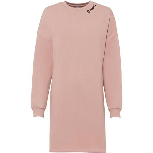bonprix abito in felpa oversize-rosa