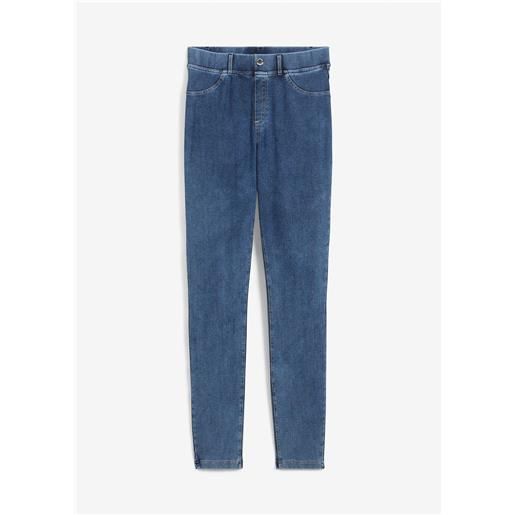 bonprix leggings effetto jeans-blu