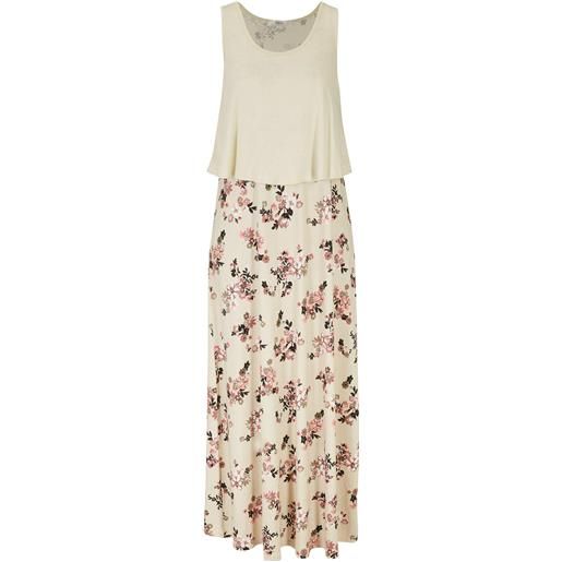 bonprix abito lungo in maglina di fine viscosa-beige