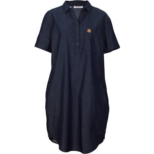 bonprix abito di jeans a maniche corte-blu