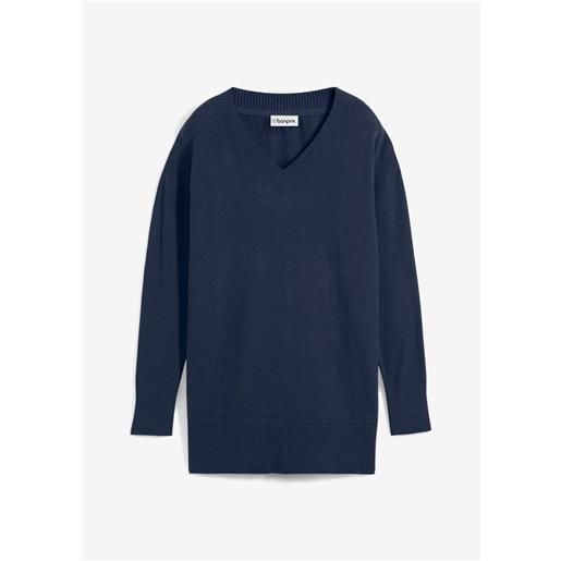 bonprix maglione lungo-blu