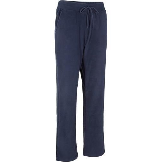 bonprix pantaloni in pile con elastico in vita-blu