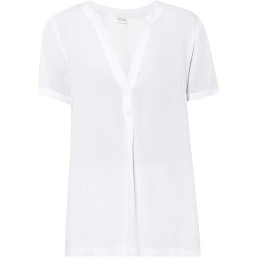 bonprix tunica lunga in pura viscosa-bianco