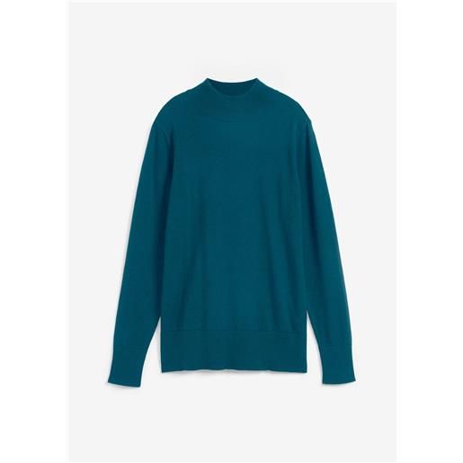 bonprix maglione in filato fine-petrolio