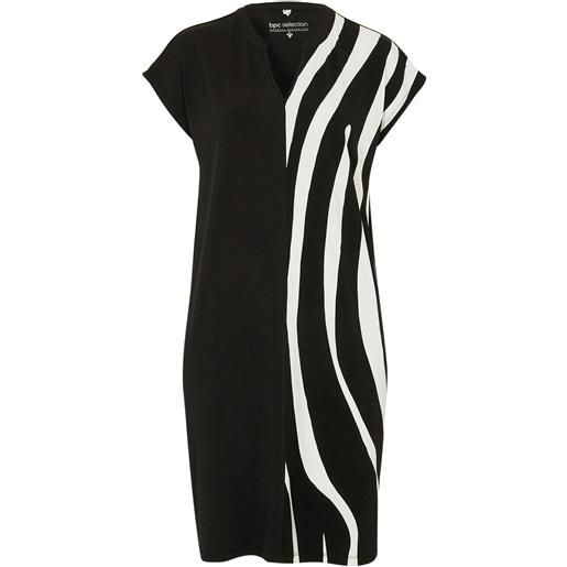 bonprix abito in maglina-nero